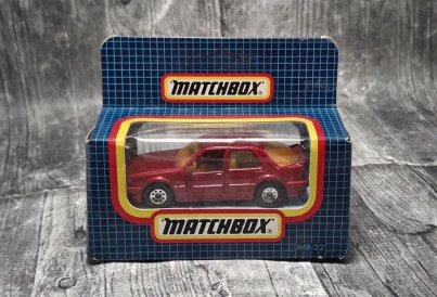 Stary Matchbox Saab 9000 Turbo MiB 1988 bluebox | KateCars