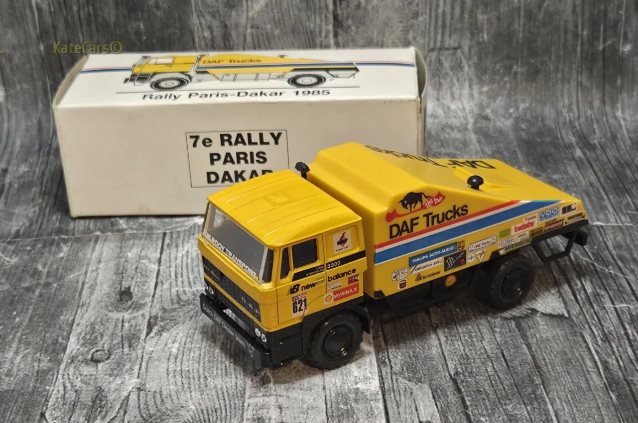 DAF F 3300 Byk Paris Dakar Rally 1985 – Unikatowy Model Vintage | KateCars