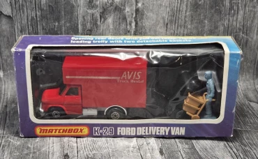 Matchbox Super Kings K-29 Ford Delivery Van | Unikatowy Model Vintage – oryginalny, kompletny zestaw| KateCars
