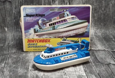 Matchbox Super Kings K-22 SRN6 Hovercraft | Unikatowy Model Vintage – oryginalny, kompletny | KateCars
