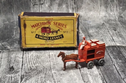 Matchbox Regular Wheels 7a Milk Float 1954 | Unikatowy Model Vintage – oryginalny, z pudełkiem | KateCars