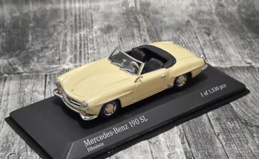 Mercedes-Benz 190SL Cabriolet – Unikatowy Model w skali 1/43 | KateCars