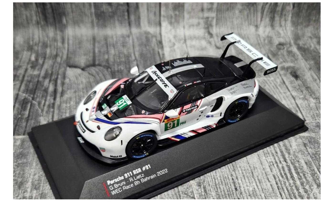 IXO Porsche 911 RSR "91" WEC Race Bahrain 2022