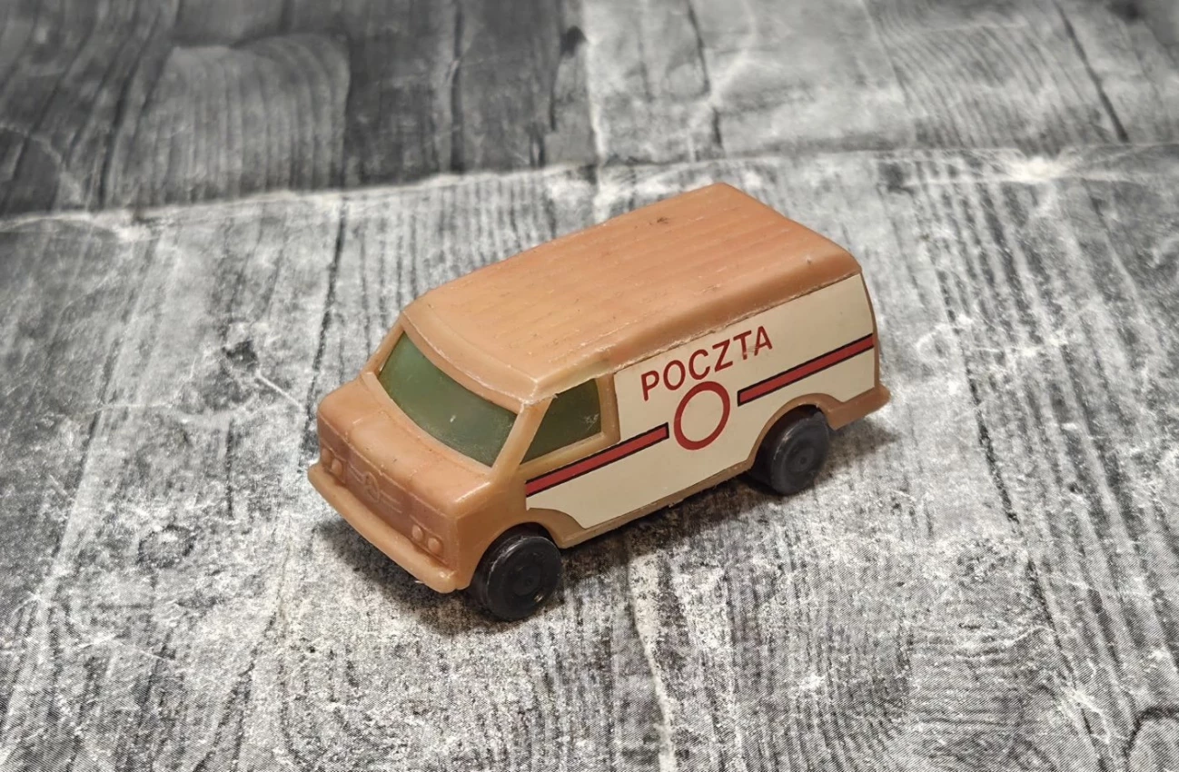 FURGON Mercedes zabawka PRL jak RUCH skala 1/72-1/64 Poczta Polska