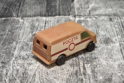 FURGON Mercedes zabawka PRL jak RUCH skala 1/72-1/64 Poczta Polska