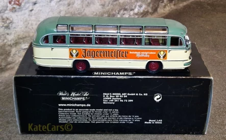 PMA Mercedes-Benz O321 H BUS 1957 Jagermeister skala 1/43
