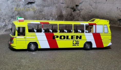 PMA Mercedes-Benz O302 "Polen" r. 1974 skala 1/43